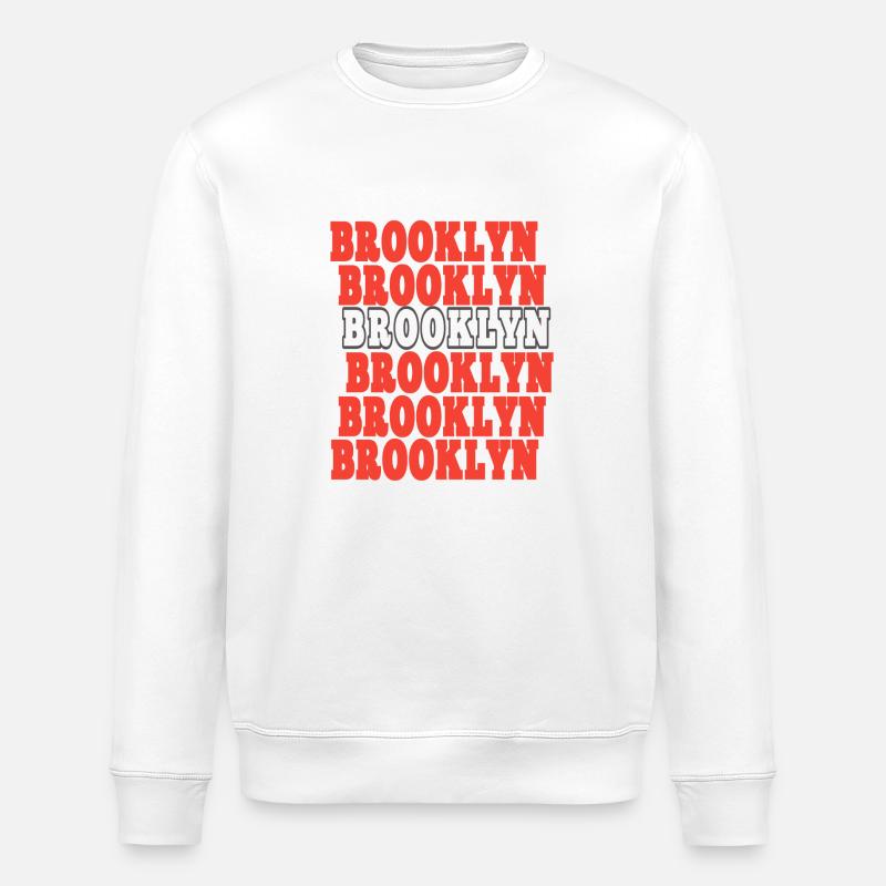 Brooklyn - Stanley/Stella Unisex Bio-Sweatshirt ROLLER - Weiß
