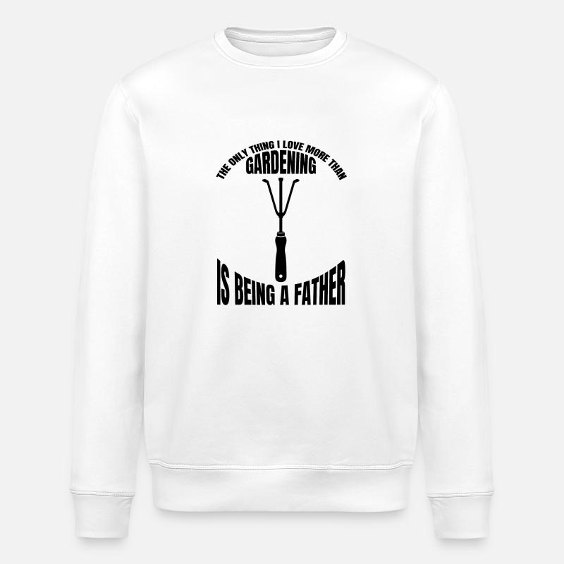 Gärtner Hobbygärtner Obstgarten Garten Geschenk - Stanley/Stella Unisex Bio-Sweatshirt ROLLER - Weiß