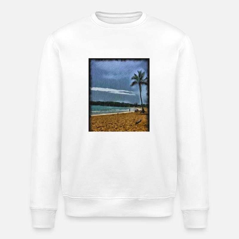 Détente - Sweat bio ROLLER Stanley/Stella Unisexe - blanc