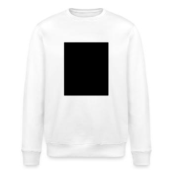 BLACK Bar Black Censored - Stanley/Stella ROLLER Unisex Organic Sweatshirt - white - Front - Nik (191cm)