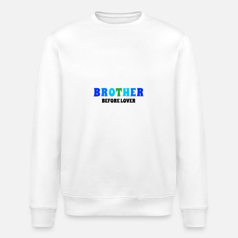 BROTHER Quote - Stanley/Stella Unisex Bio-Sweatshirt ROLLER - Weiß