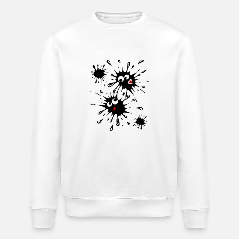 Paire d’objets blob - Sweat bio ROLLER Stanley/Stella Unisexe - blanc