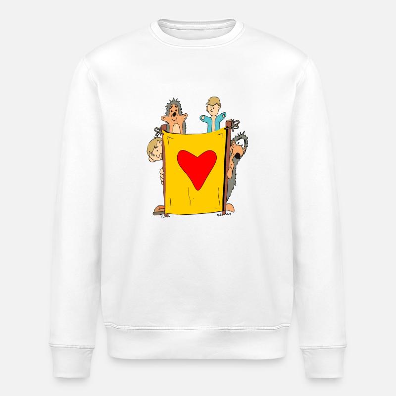 Puppenspiel. - Stanley/Stella Unisex Bio-Sweatshirt ROLLER - Weiß