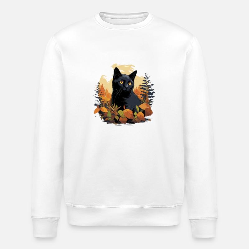 Chat de Bombay Bombay Katze - Sweat bio ROLLER Stanley/Stella Unisexe - blanc