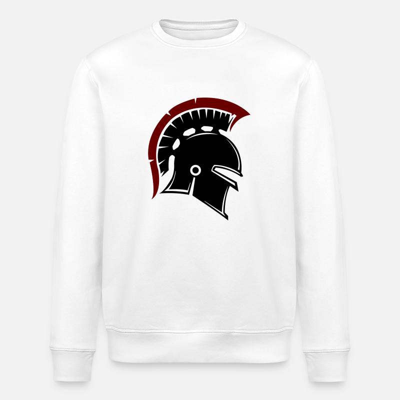 Spartans - Stanley/Stella ROLLER Unisex Organic Sweatshirt - white