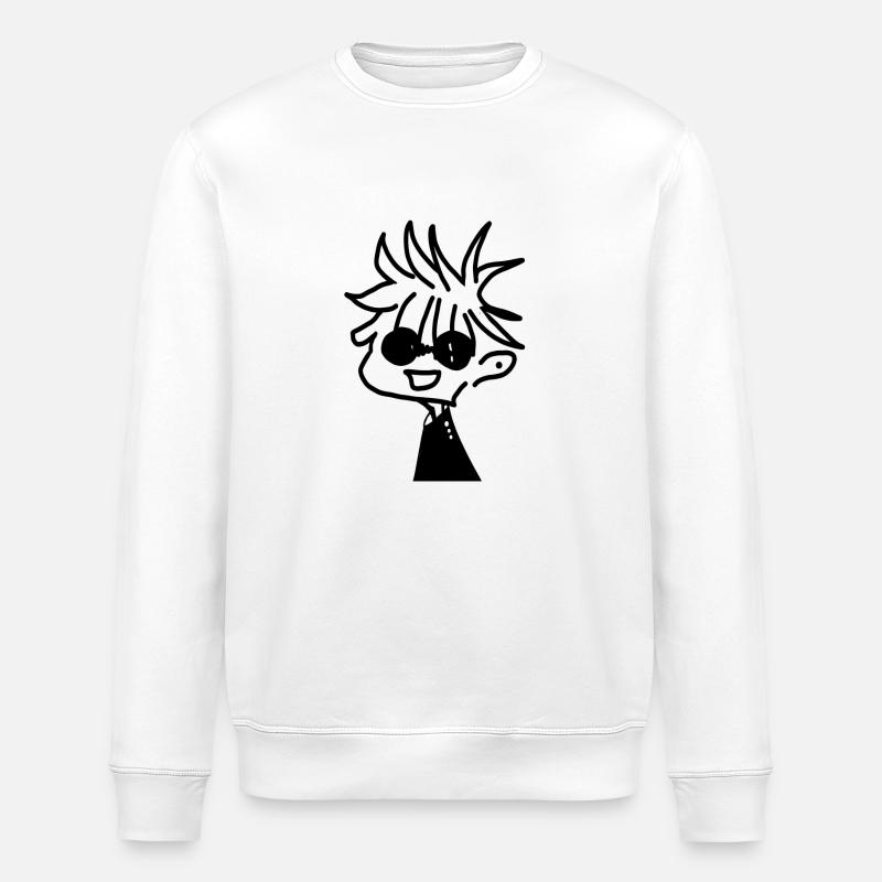 gojo satoru anime - Stanley/Stella Unisex Bio-Sweatshirt ROLLER - Weiß