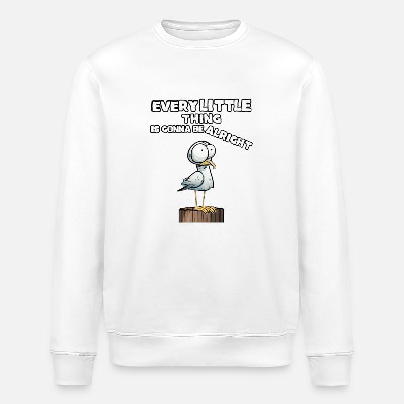 Choose Happiness - Stanley/Stella Unisex Bio-Sweatshirt ROLLER - Weiß