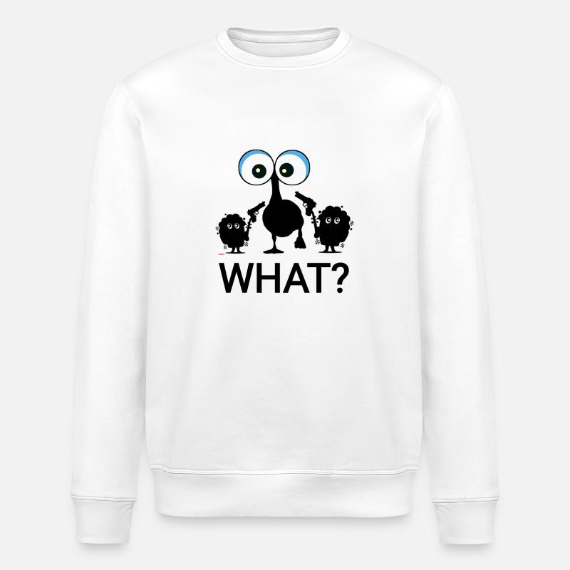 Gans - Stanley/Stella Unisex Bio-Sweatshirt ROLLER - Weiß