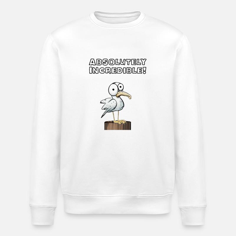 Absolutely Incredible - Stanley/Stella Unisex Bio-Sweatshirt ROLLER - Weiß