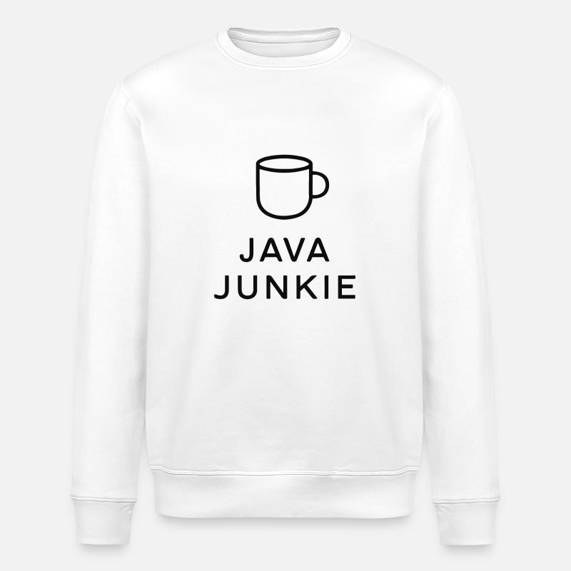 JAVA JUNKIE - Sweat bio ROLLER Stanley/Stella Unisexe - blanc