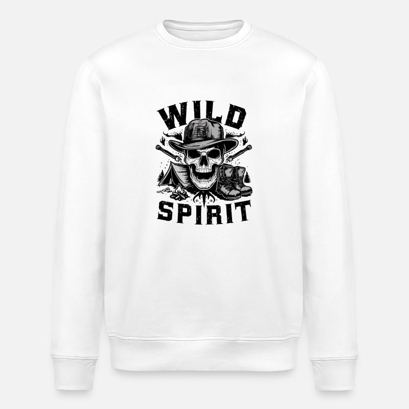 SAUVAGE - Sweat bio ROLLER Stanley/Stella Unisexe - blanc