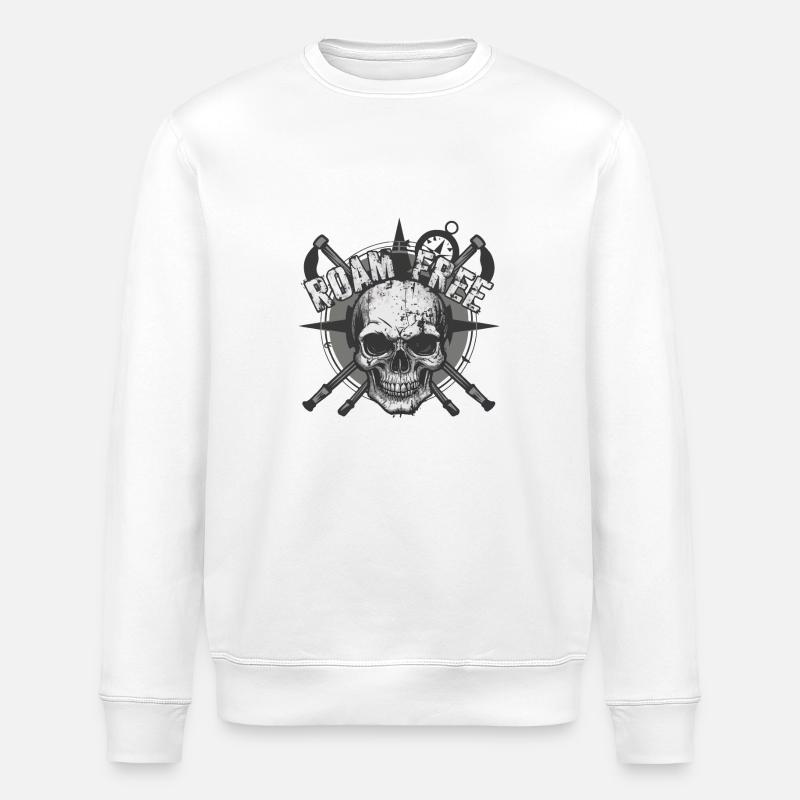 ITINÉRANCE GRATUITE - Sweat bio ROLLER Stanley/Stella Unisexe - blanc