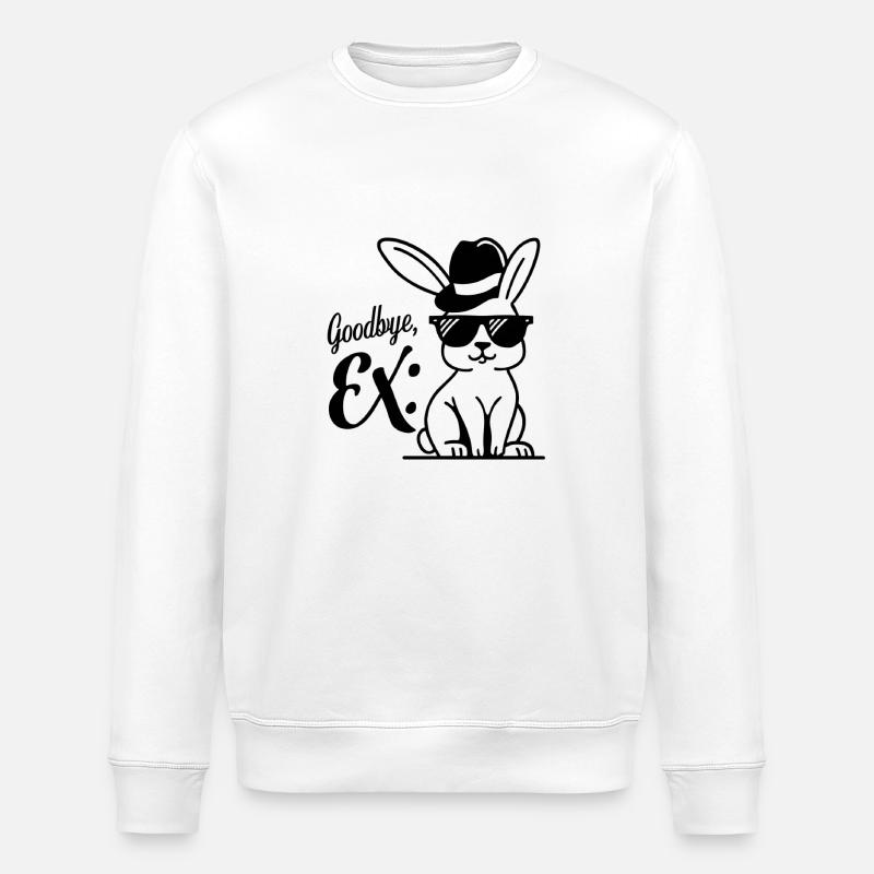 AUF WIEDERSEHEN EX - Stanley/Stella Unisex Bio-Sweatshirt ROLLER - Weiß
