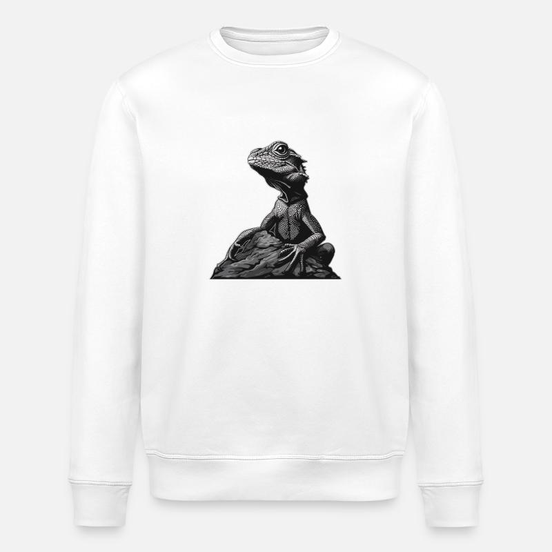 Agamen Agame - Stanley/Stella ROLLER Unisex Organic Sweatshirt - white