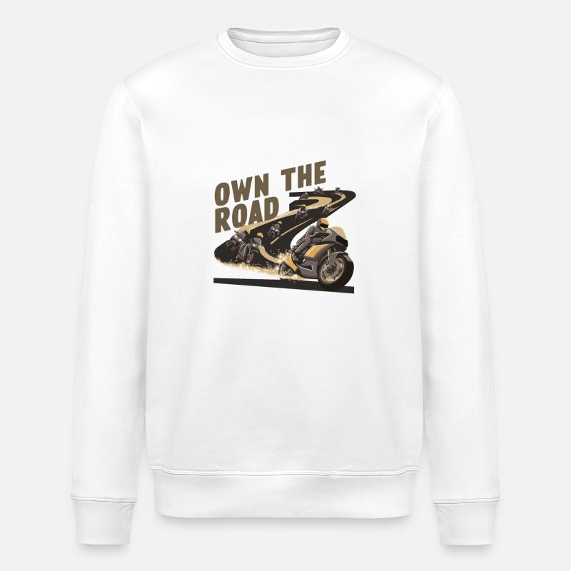 APPROPRIEZ-VOUS LA ROUTE - Sweat bio ROLLER Stanley/Stella Unisexe - blanc