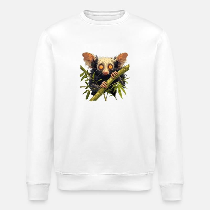 Aye-Aye Finger Animals Finger Animal - Sweat bio ROLLER Stanley/Stella Unisexe - blanc