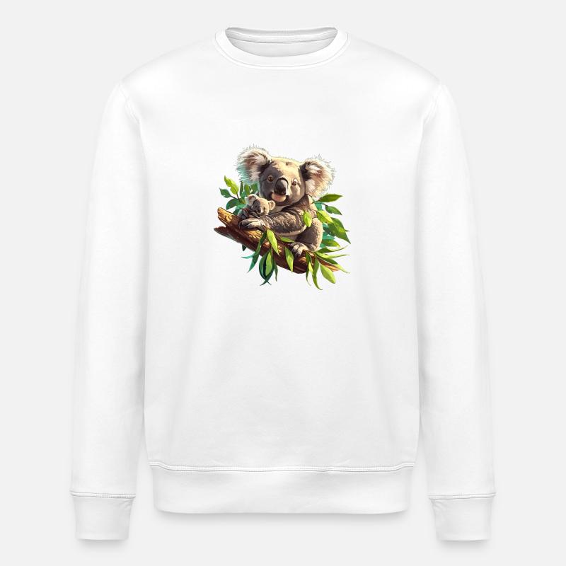 Koalas Koala - Sweat bio ROLLER Stanley/Stella Unisexe - blanc
