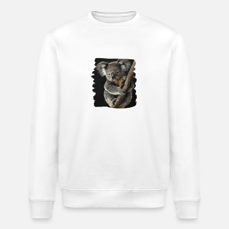 Koalas Koala - Stanley/Stella ROLLER Unisex Organic Sweatshirt - white
