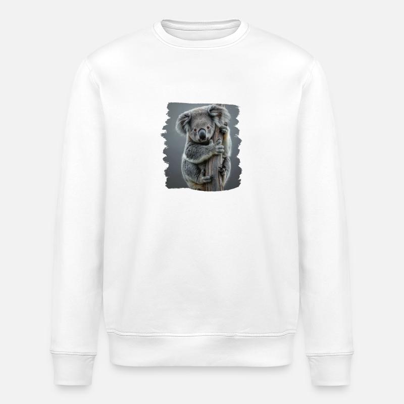 Koalas Koala - Stanley/Stella ROLLER Unisex Organic Sweatshirt - white