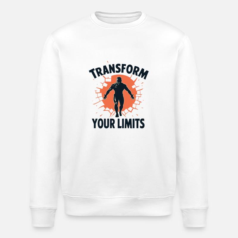 TRANSFORMEZ VOS LIMITES - Sweat bio ROLLER Stanley/Stella Unisexe - blanc