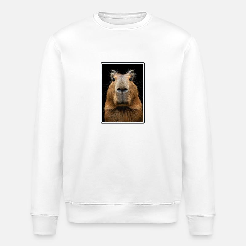 Capybaras Capybara - Sweat bio ROLLER Stanley/Stella Unisexe - blanc