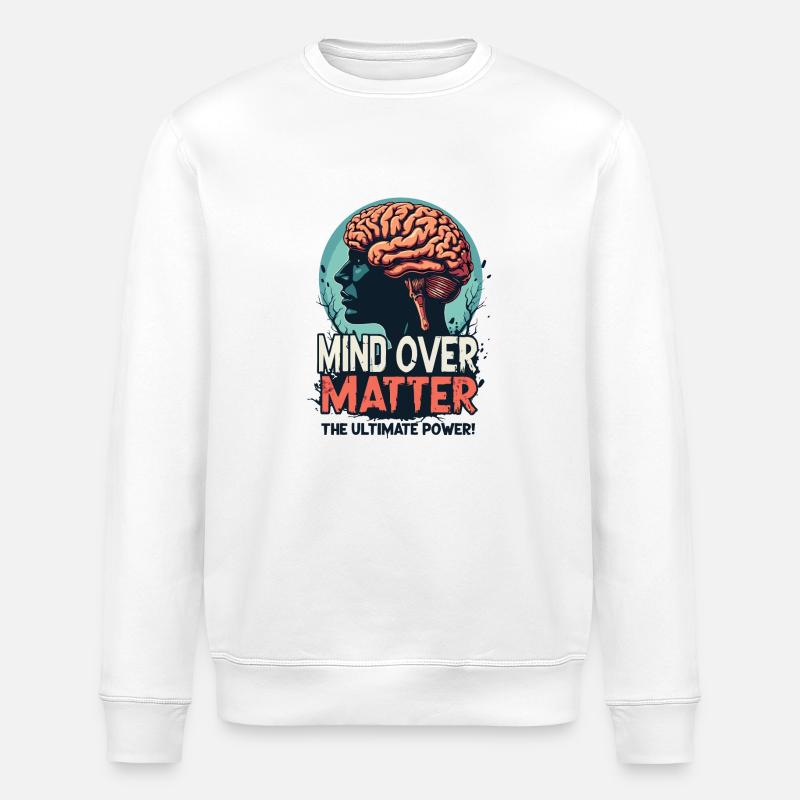 L’ PLUTÔT QUE LA MATIÈRE - Sweat bio ROLLER Stanley/Stella Unisexe - blanc