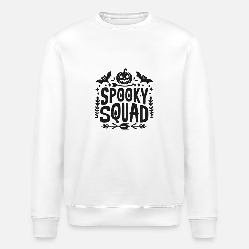 Escouade effrayante - Sweat bio ROLLER Stanley/Stella Unisexe - blanc