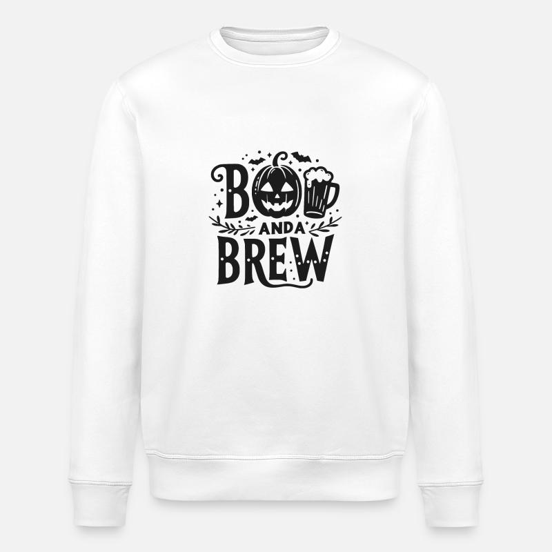 Buh und Brauen - Stanley/Stella Unisex Bio-Sweatshirt ROLLER - Weiß