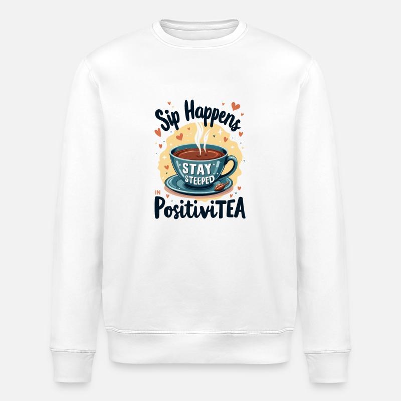 TASSE À THÉ - Sweat bio ROLLER Stanley/Stella Unisexe - blanc