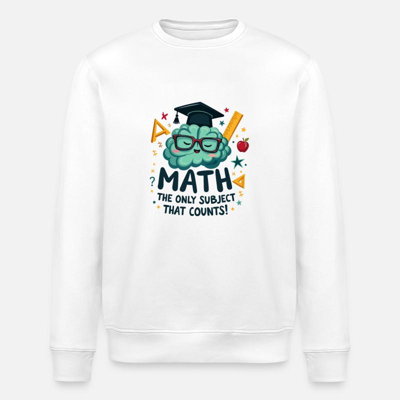 MATHEMATIK - Stanley/Stella Unisex Bio-Sweatshirt ROLLER - Weiß
