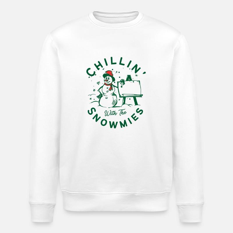 Snowmies - Stanley/Stella Unisex Bio-Sweatshirt ROLLER - Weiß