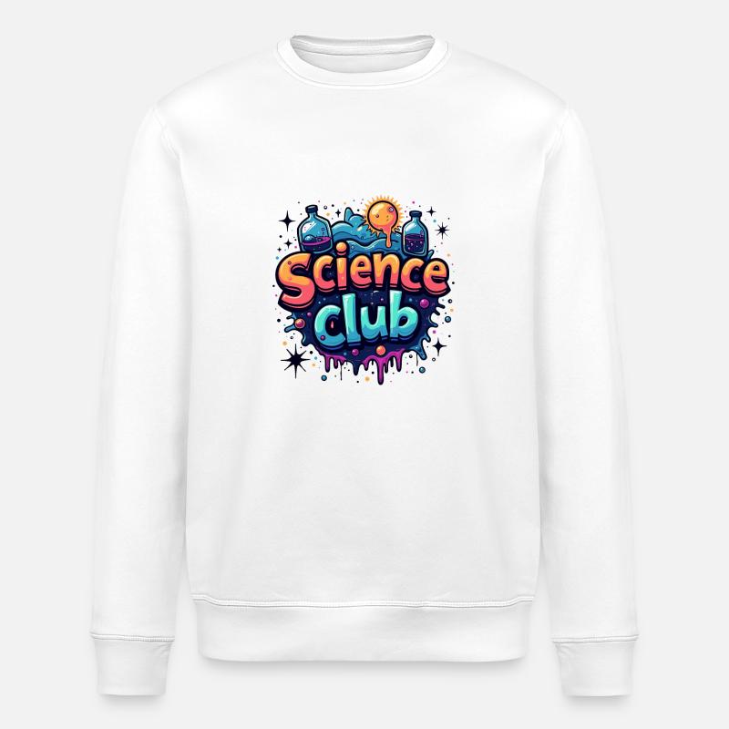 CLUB DE SCIENCES - Sweat bio ROLLER Stanley/Stella Unisexe - blanc