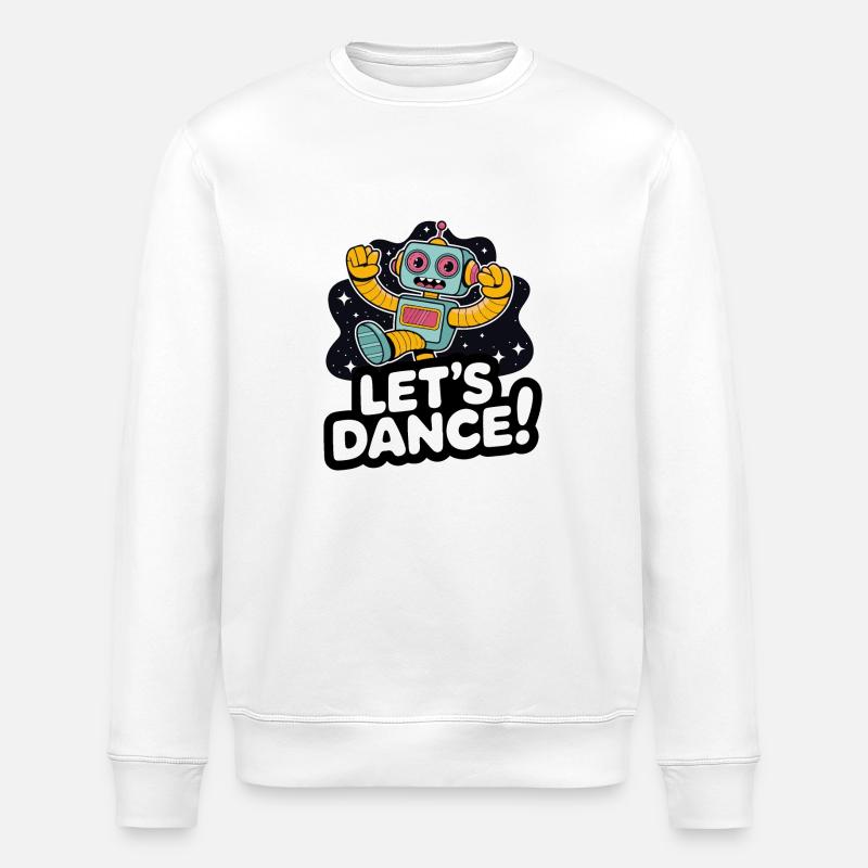 ROBOT LET’S DANCE - Sweat bio ROLLER Stanley/Stella Unisexe - blanc