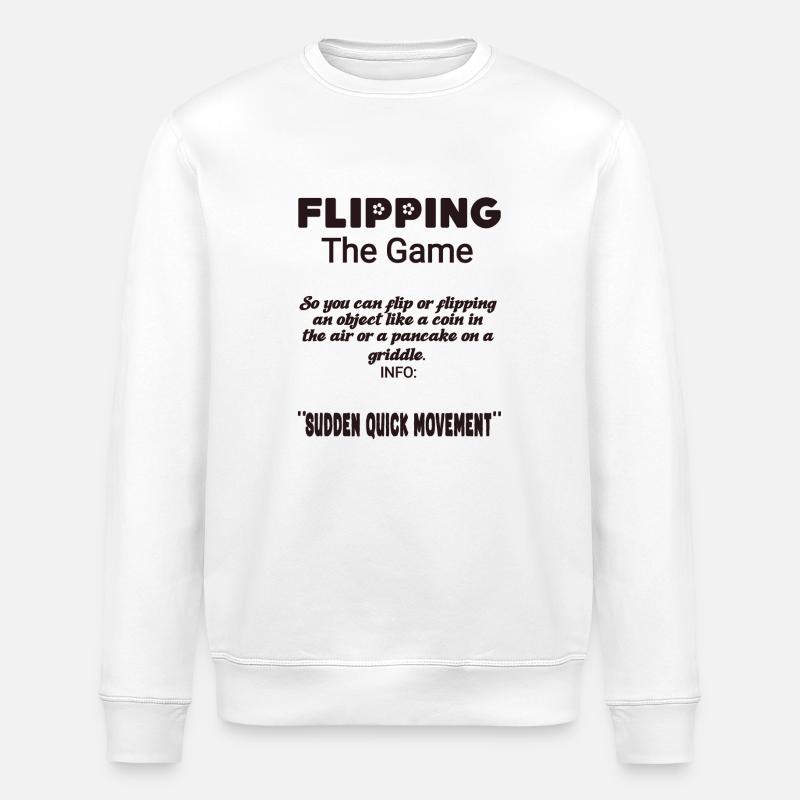 Flipping the game slang - Stanley/Stella Unisex Bio-Sweatshirt ROLLER - Weiß