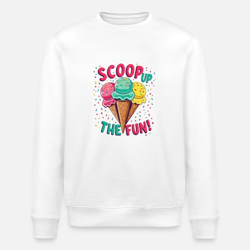 RAMASSAGE - Sweat bio ROLLER Stanley/Stella Unisexe - blanc