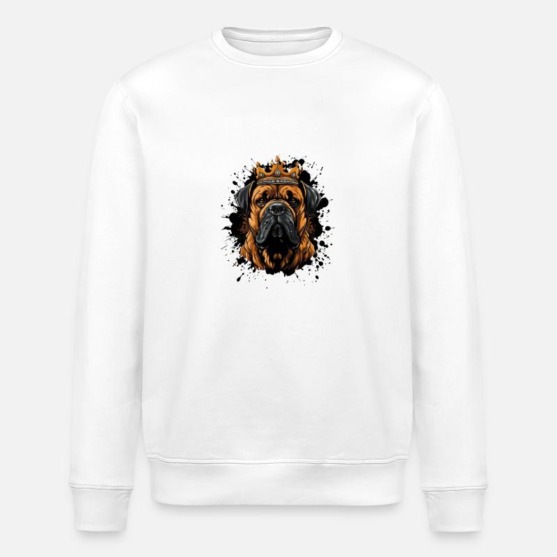 Boxer pour chien - Sweat bio ROLLER Stanley/Stella Unisexe - blanc