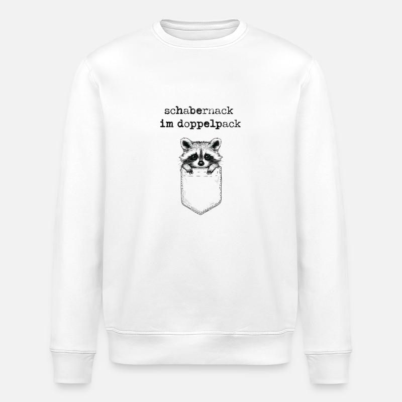 Schabernack im Doppelpack - Stanley/Stella Unisex Bio-Sweatshirt ROLLER - Weiß
