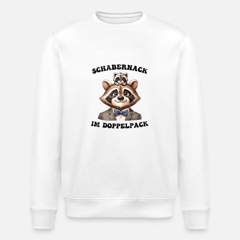 Schabernack im Doppelpack - Stanley/Stella Unisex Bio-Sweatshirt ROLLER - Weiß