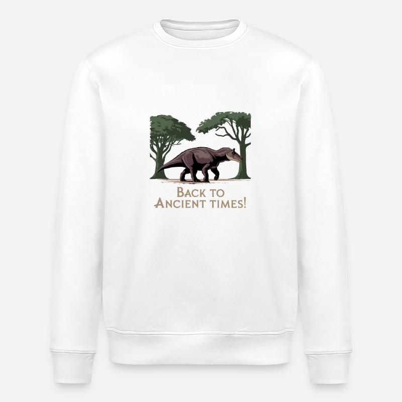 ZURÜCK IN DIE ANTIKE - Stanley/Stella Unisex Bio-Sweatshirt ROLLER - Weiß