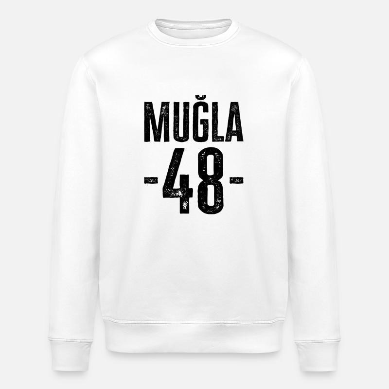 Muğla 48 – Beauté de Türkiye - Sweat bio ROLLER Stanley/Stella Unisexe - blanc
