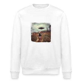 Drôle de chien Selfie Ufo Meme Gift - Sweat bio ROLLER Stanley/Stella Unisexe - blanc - Devant - Nik (191cm)