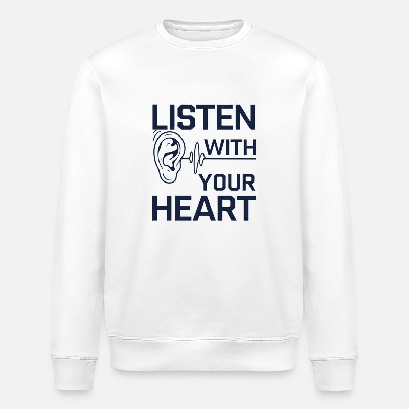 OREILLES - Sweat bio ROLLER Stanley/Stella Unisexe - blanc