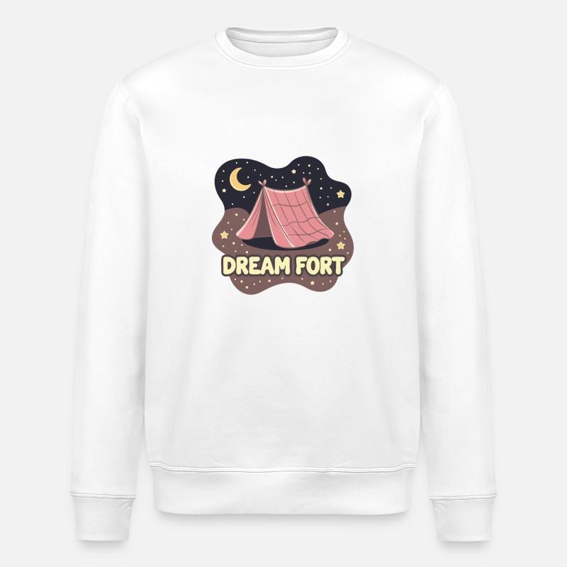 TRAUM-FESTUNGEN - Stanley/Stella Unisex Bio-Sweatshirt ROLLER - Weiß