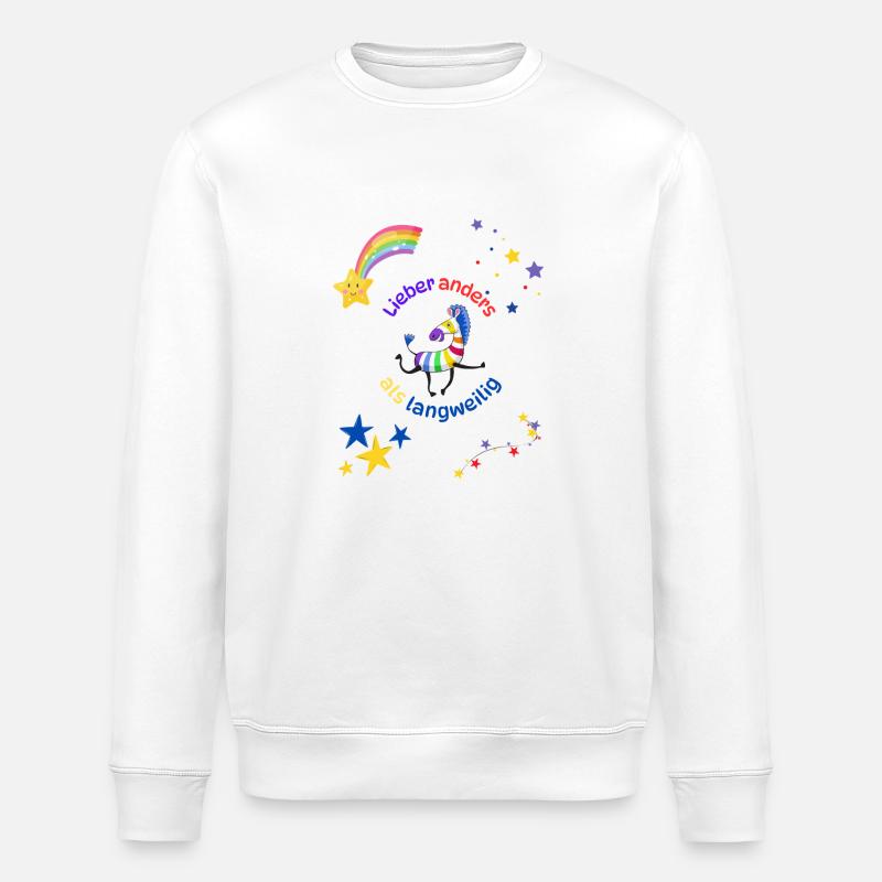 Lieber anders - Stanley/Stella Unisex Bio-Sweatshirt ROLLER - Weiß