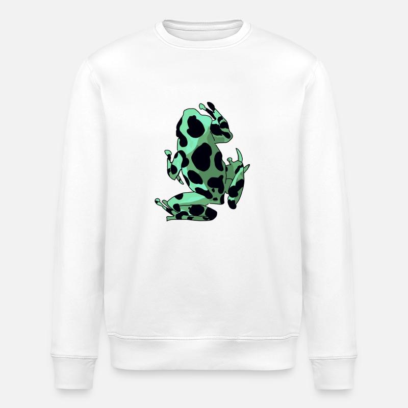 Frog & Toad - Stanley/Stella ROLLER Unisex Organic Sweatshirt - white