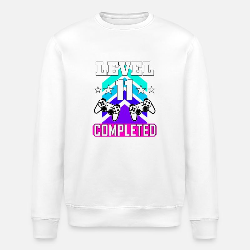 11 Anniversaire - Sweat bio ROLLER Stanley/Stella Unisexe - blanc