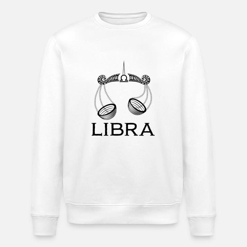 libra1s Zeichenfläche 1 - Stanley/Stella Unisex Bio-Sweatshirt ROLLER - Weiß