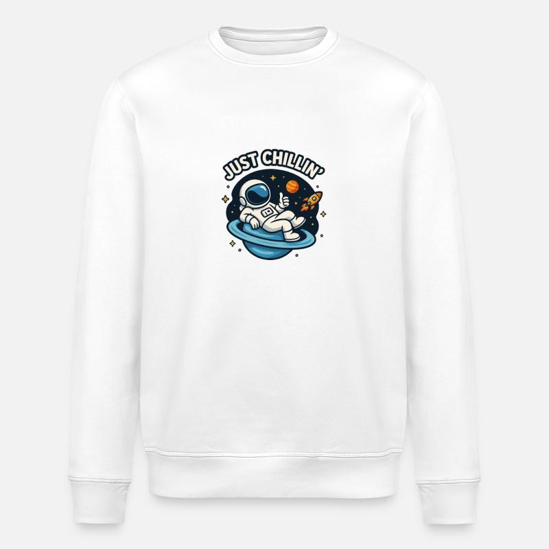 Juste se détendre - Sweat bio ROLLER Stanley/Stella Unisexe - blanc
