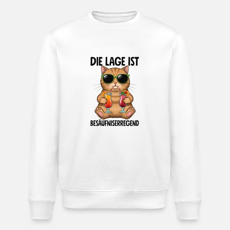 La situation est l’ivresse - Sweat bio ROLLER Stanley/Stella Unisexe - blanc