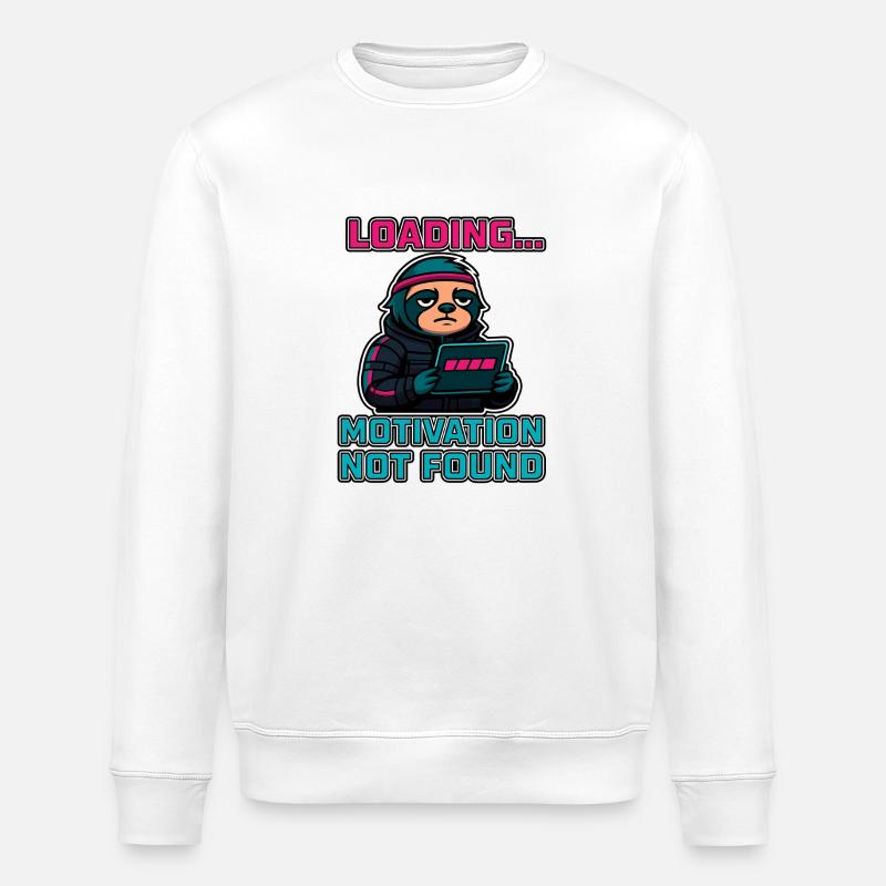 Loading... Motivation Not Found - Stanley/Stella Unisex Bio-Sweatshirt ROLLER - Weiß